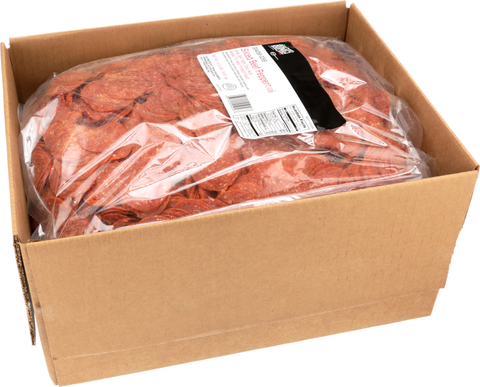 Tyson Bonici Beef Pepperoni Pizza Topping, 12.5 Pound -- 2 per case.