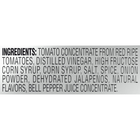 Heinz Tomato Ketchup Blended with Real Jalapeno, 14 Ounce -- 6 per case.