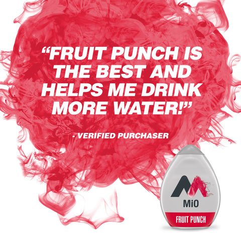 Mio Fruit Punch Liquid Water Enhancer, 1.62 Fluid Ounce Bottle -- 12 per case.