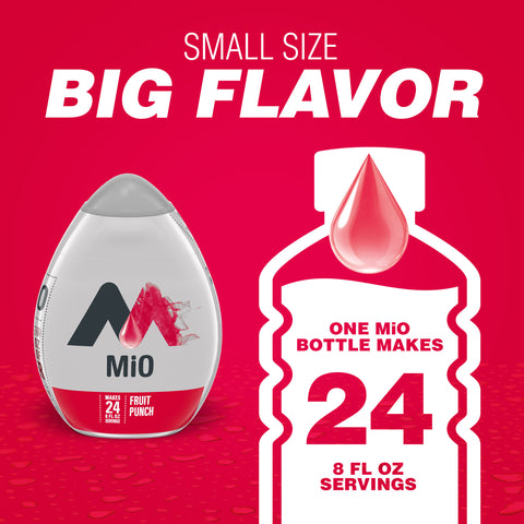 Mio Fruit Punch Liquid Water Enhancer, 1.62 Fluid Ounce Bottle -- 12 per case.