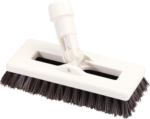 Carlisle BRUSH SWIVEL SCRUB® W/ POLYESTER BRISTLES BLACK 8