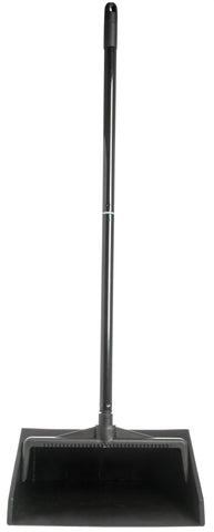 Carlisle PAN DUST LOBBY WITH 2-PIECE HANDLE - BLACK