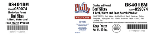 Allied Specialty BEEF PHILLY STEAK EZ-GRILL 4 OZ 10000059074