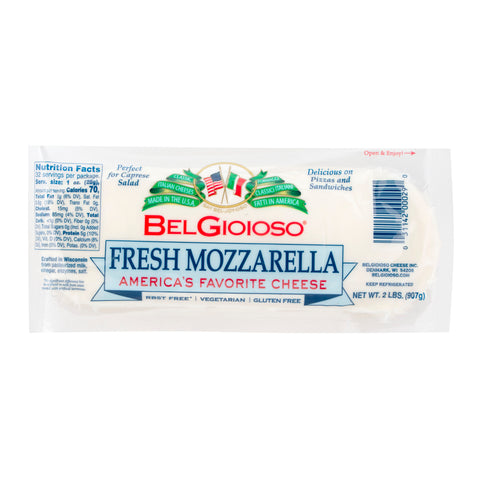 Belgioioso CHEESE MOZZARELLA LOG 16 SLICE
