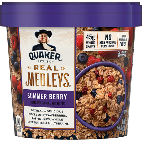 Real Medleys QUAKER REAL MEDLEY SUMMER BERRY 12/2.46Z