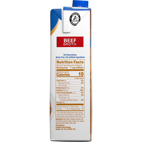 Swanson Beef Broth, 32 Ounce -- 12 per case.