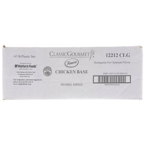 Ventura Foods Classic Gourmet Real Chicken Base, 1 Pound -- 6 per case.