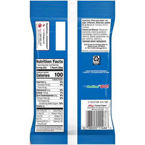 Cereal Frosted Flakes® Multi-grain Reduced Sugar Bowl Pak