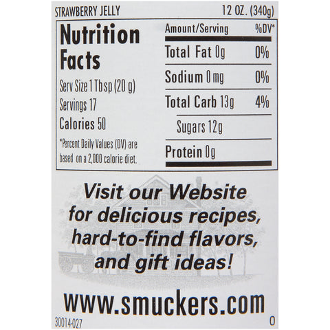 Smucker's® JELLY STRAWBERRY GLASS JAR