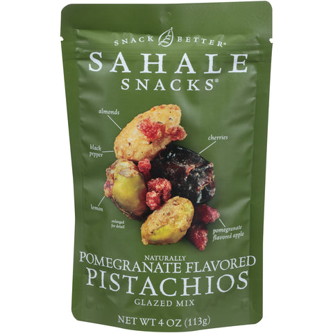 Sahale Snacks Pomegranate Pistachios Premium Blend, 4 Ounce -- 6 per case