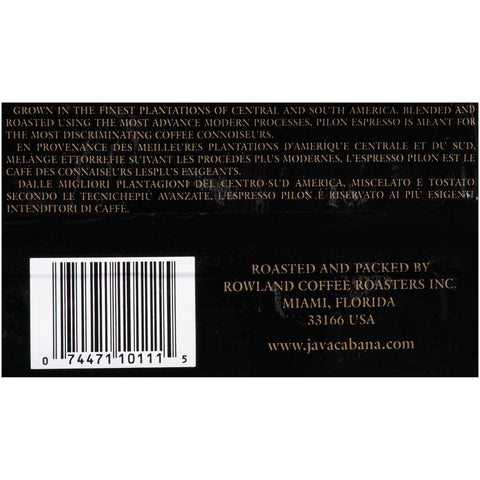 Pilon Gourmet Espresso Coffee, 10 Ounce -- 12 per case.