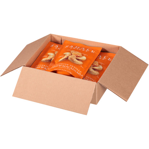 Sahale Tangerine Vanilla Cashew and Macadamia Nuts Glazed Mix, 4 Ounce -- 6 per case.