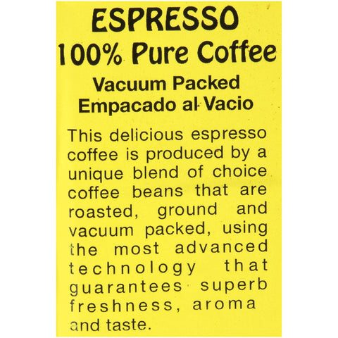 Pilon Espresso Ground Coffee, 10 Ounce -- 24 per case.