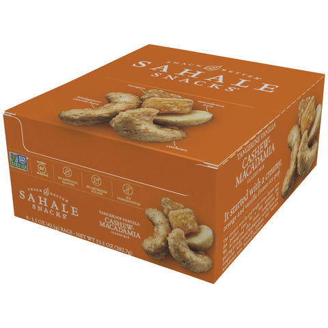 Sahale Tangerine Vanilla Cashew Macadamia Glazed Mix, 1.5 Ounce -- 108 per case.