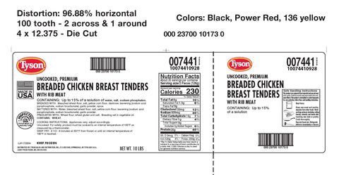 Chicken Tenderloin Breaded Homestyle Rtc 2 Oz 7441-0928
