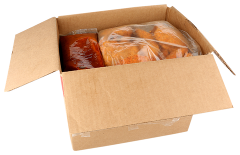 Tyson® CHICKEN THIGH FILLET BREADED NASHVILLE HOT FC WITH 2/12 OZ BAGS OF SAUCE 42/3.75 OZ 10366070928