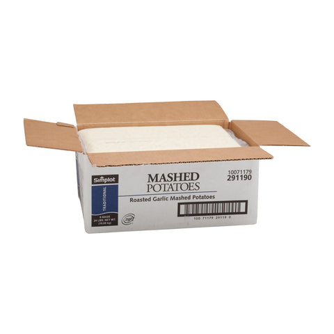 Simplot Classic Roasted Garlic Mashed Potato, 4 Pound -- 6 per case.