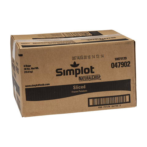 Simplot Natural Crisp Slice Potato French Fry, 5 Pound -- 6 per case.