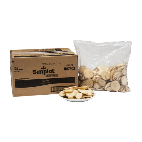Simplot Natural Crisp Slice Potato French Fry, 5 Pound -- 6 per case.