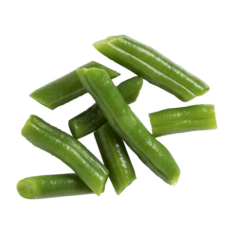 Simplot Regular Cut Green Beans - 32 oz. package, 12 packages per case