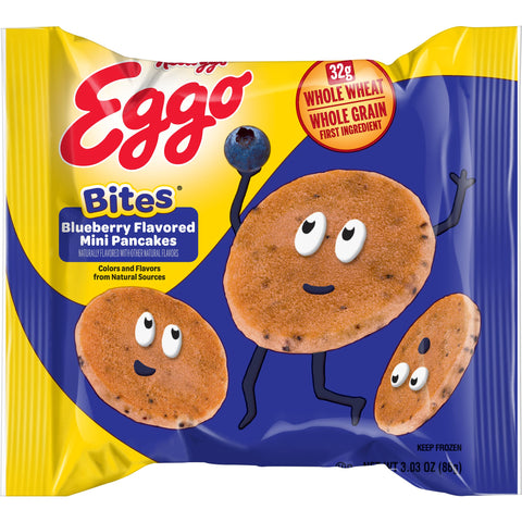 Kellogg's® PANCAKE EGGO® BITES® MINI BLUEBERRY