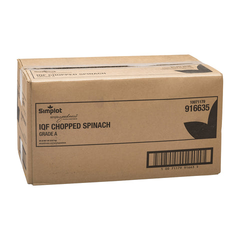 Simplot Classic Vegetables® SPINACH CHOPPED IQF 1/2