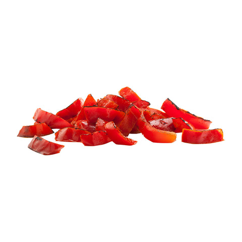 Simplot Roast Works Flame Roasted Red Pepper, 2.5 lb. package, 6 packages per case.