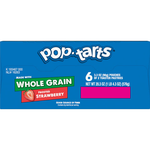 Pastry Pop-tarts® Made W/ Whole Grain Frosted Strawberry