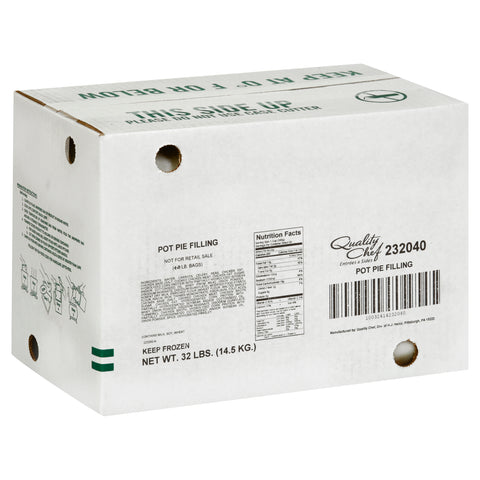Quality Chef® POT PIE FILLING BAG NO CHICKEN 78001287