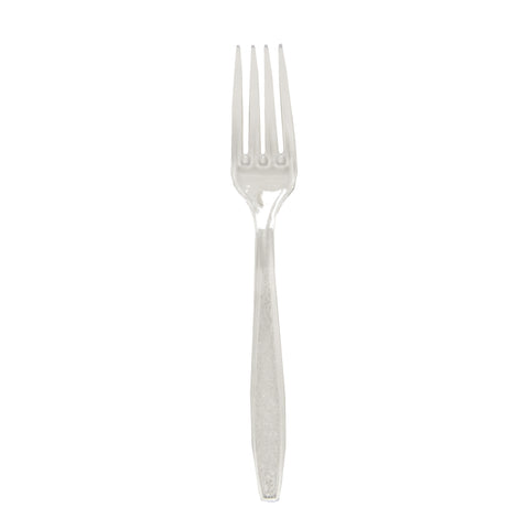 Fork Plastic Xheavy Weight Clear Ps