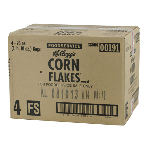 Kellogg's Corn Flakes Bulk Cereal, 26oz bags -- 4 per case