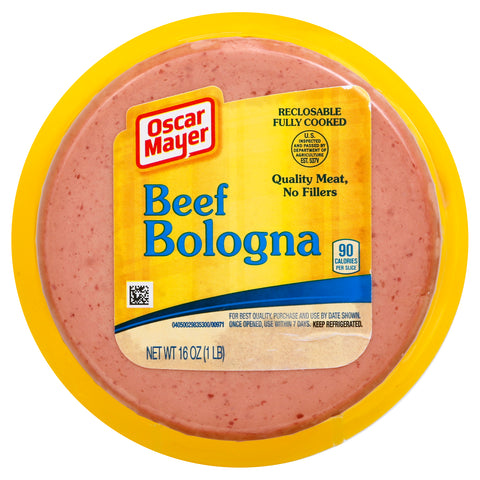 Bologna Beef Rigid Sliced