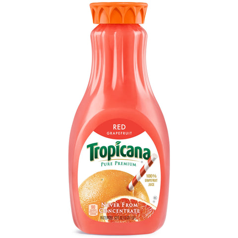 Tropicana Pure Premium JUICE GRAPEFRUIT RUBY RED PLASTIC BOTTLE