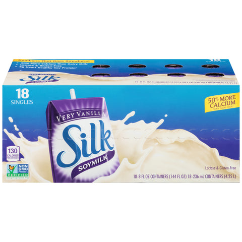 Silk MILK SUBSTITUTE SOY VERY VANILLA ASEPTIC