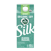 Silk Organic Unsweet Soymilk, 64 Ounce -- 6 per case