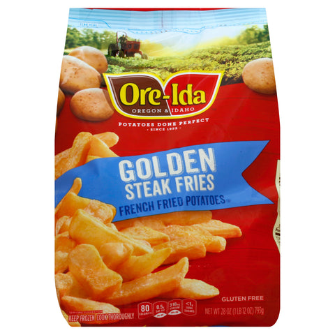 Potato Fries Steak Cut
