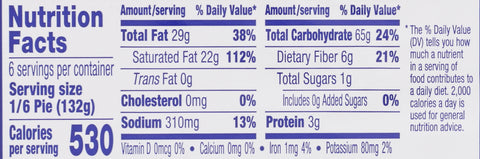 Sara Lee Chef Pierre Coconut Cream Pie, 28 Ounce -- 6 per case.