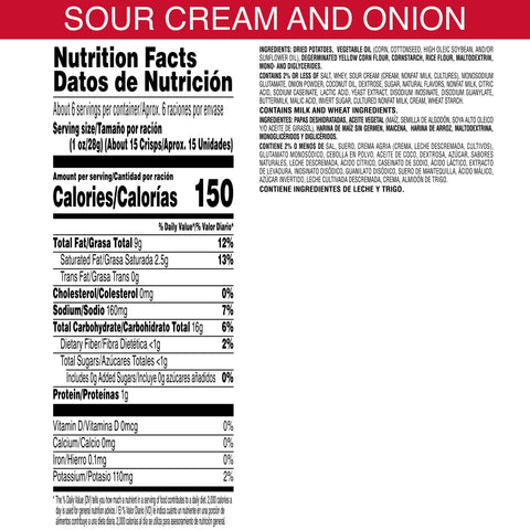 Chip Potato Crisp Sour Cream & Onion