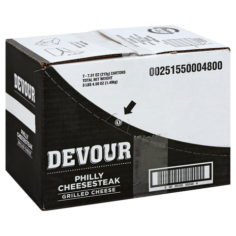 Devour PHILLY CHEESESTEAK GRILLED CHEESE