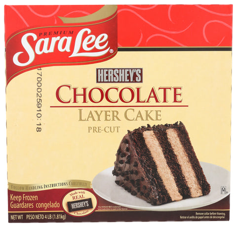 Sara Lee Frozen CAKE LAYER HERSHEY'S CHOCOLATE PREMIUM UN-CUT ROUND 9