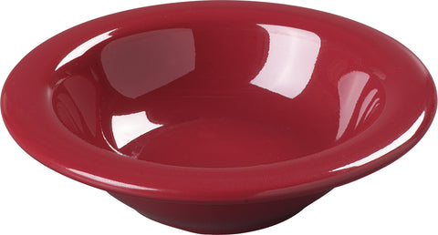 Carlisle BOWL FRUIT RIMMED DURUS® MELAMINE ROMA RED 4.5 OZ