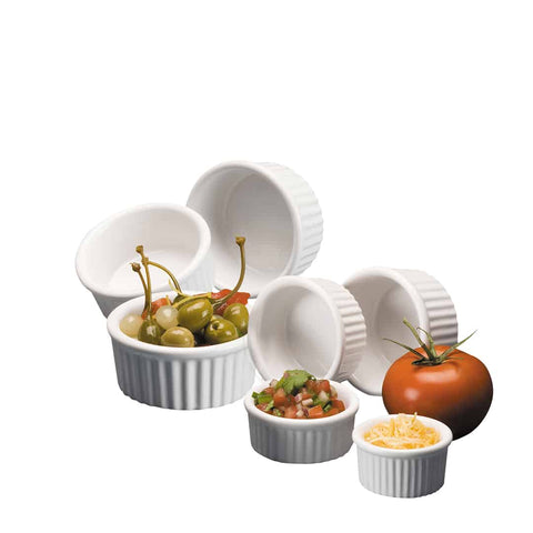 American Metalcraft Ceramic Ramekin, 6 Ounce