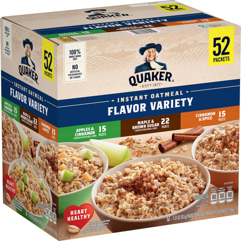 Quaker® OATMEAL INSTANT VARIETY PACK