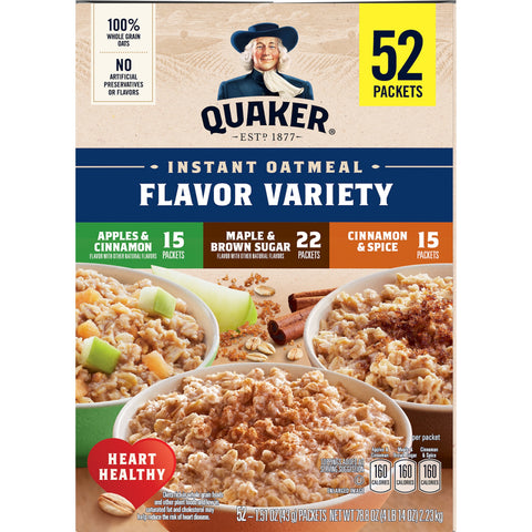 Quaker® OATMEAL INSTANT VARIETY PACK