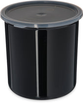 Carlisle CROCK W/ LID POLY-TUF™ BLACK 2.7 QT