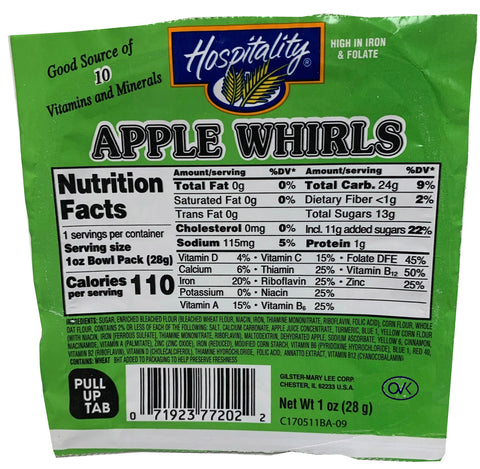 Hospitality CEREAL APPLE WHIRLS BOWL
