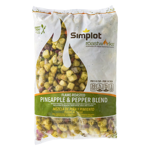Simplot Roastworks® VEGETABLE BLEND PEPPER & PINEAPPLE FLAME ROASTED
