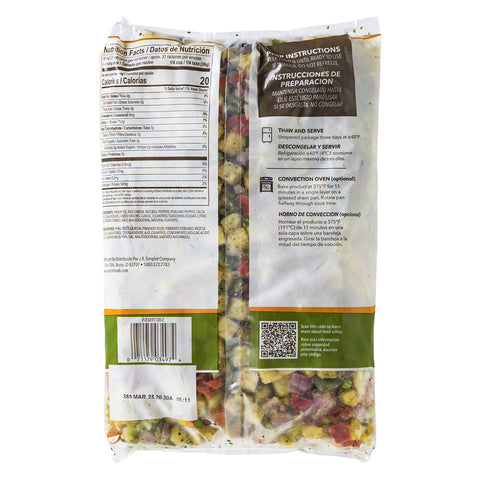 Simplot Roastworks® VEGETABLE BLEND PEPPER & PINEAPPLE FLAME ROASTED