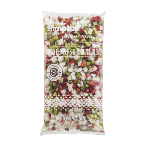 Simplot Classic Vegetables® VEGETABLE BLEND PEPPER ONION MIX 3/8