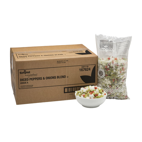 Simplot Classic Vegetables® VEGETABLE BLEND PEPPER ONION MIX 3/8